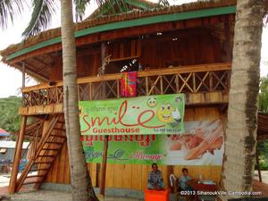 Smile Guesthouse on Koh Rong Island.  SihanoukVille, Cambodia.