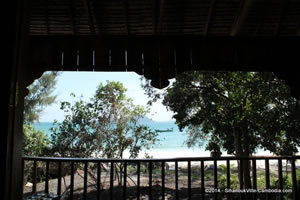 White Beach Resort on Koh Rong Island.
